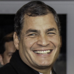 Author Rafael Correa